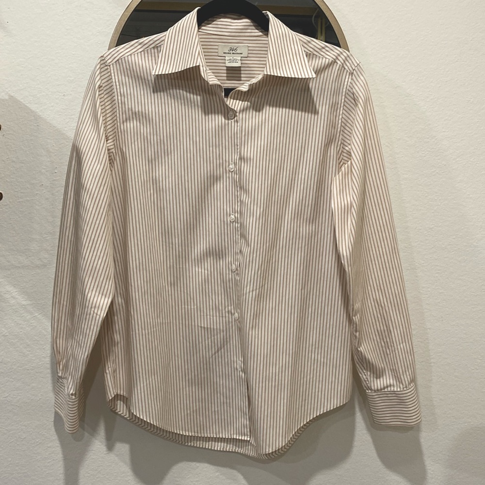 Brooks Brothers Non-Iron 100% Cotton Striped Button down Shirt